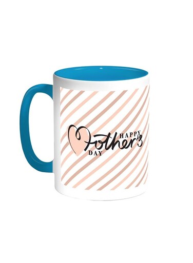 Happy Mother'S Day Printed Coffee Mug, Color Pink/White/Turquoise