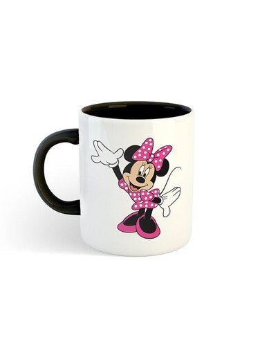 Minnie Mouse Printed Mug White/Black