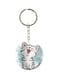 Cartoon Cat Themed Single Sided Keychain