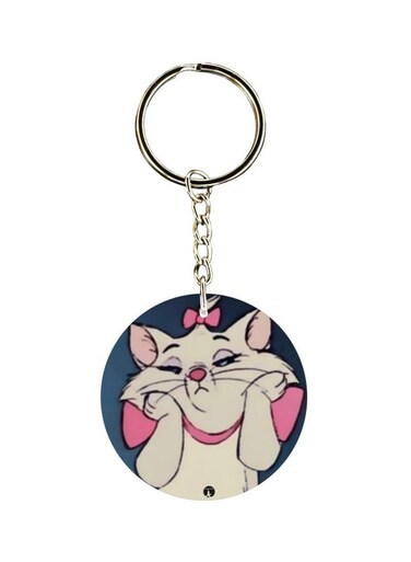Cat Printed Keychain