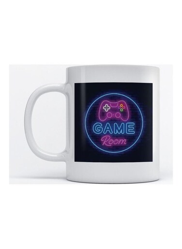 Mug Game Room by Neon Art for Coffee and Tea White