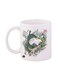 Studio Ghibli Printed Mug White/Green/Yellow 12ounce