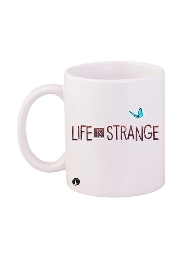 Life is Strange Printed Coffee Mug White/Yellow/Blue