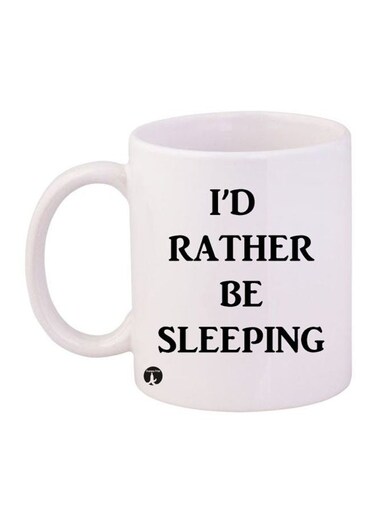 Printed Mug White/Black