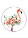 A Flamingo Printed Fridge Magnet Multicolour