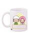 Prayer Time Printed Coffee Mug White/Beige/Pink 11ounce