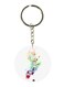 Double Sided Sonic Printed Keychain
