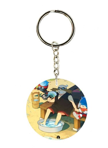 Sonic Printed Keychain