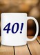 Printed Coffee Mug White/Black