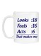 Printed Coffee Mug White/Black