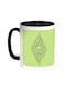 Bones And Skull Printed Coffee Mug Black/White 11ounce