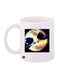Sonic Game Printed Coffee Mug White/Blue/Beige