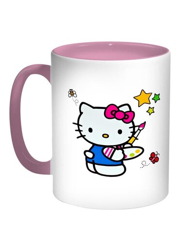 Hello Kitty Printed Coffee Mug Pink/White/Blue