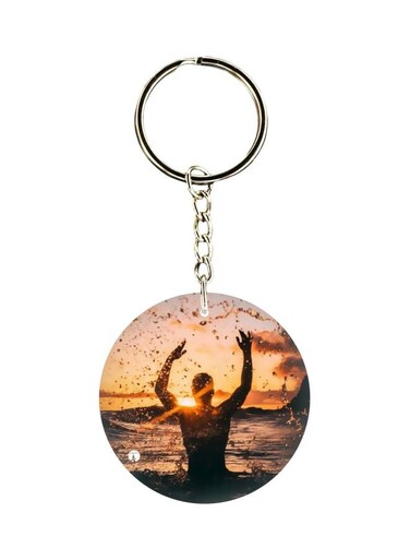 Double Side Printed Keychain