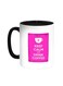 Keep Calm And Drink Coffee Printed Mug Black/White 11ounce