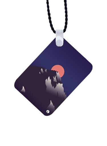 Mountain Printed Car Mirror Pendant