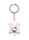 Hello Kitty Letter M Printed Keychain