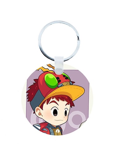 Digimon Anime Wooden Keychain