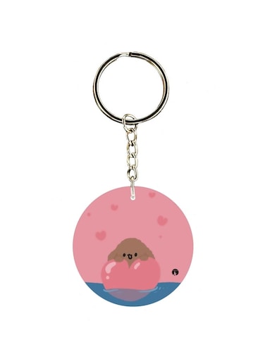 Printed Single Sided Keychain