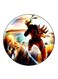 The Anime Naruto Printed Fridge Magnet Round Multicolour