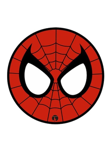 Spiderman Printed Fridge Magnet Red/Black