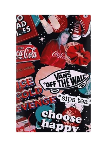 Printed Fridge Magnet Multicolour 8.5x0.4x5.5cm