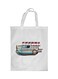 Sea Ship Printed Shopping Bag White