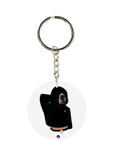 Printed Single Sided Keychain