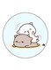 Cats Printed Fridge Magnet Multicolour