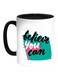 Believe You Can Printed Coffee Mug White/Black 11ounce