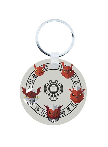 Digimons Anime Wooden Keychain