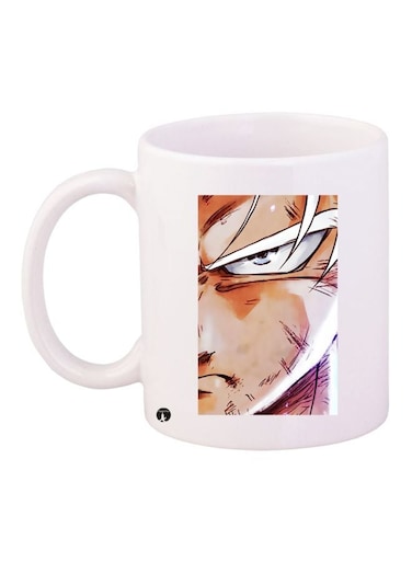 Anime Printed Coffee Mug White/Beige/Black