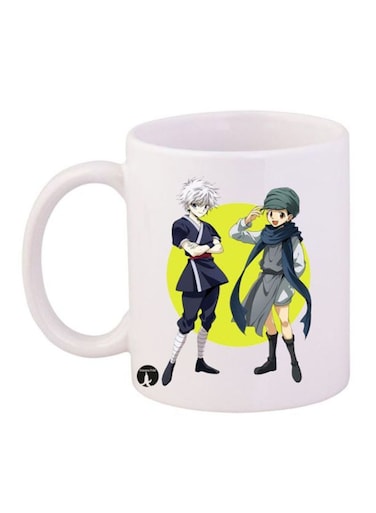 Hunter X Hunter Printed Mug White/Green 12ounce