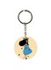 Girl Printed Double Sided Keychain