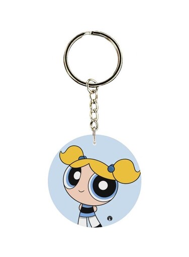 Double Sided Cartoon Printed Keychain