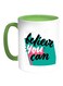 Believe You Can Printed Coffee Mug White/Green 11ounce
