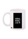 Normal People Scare Me Printed Mug White/Black Standard Size