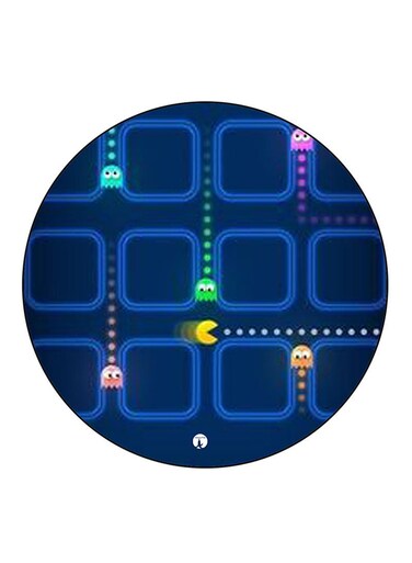 Video Game Pac Man Printed Fridge Magnet Multicolour