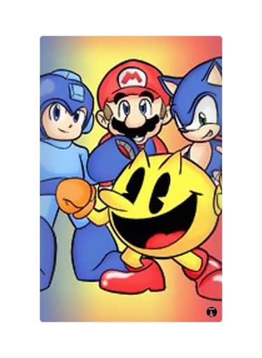 Printed Fridge Magnet Multicolour 8.5x0.4x5.5cm