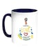 FIFA World Cup 2018 I Love Saudi Arabia Printed Coffee Mug White/Blue 11ounce