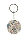 Cartoon Printed Double Sided Keychain