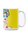 Premium Printed Ceramic Coffee Mug Multicolour 350ml