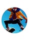Spiderman Printed Fridge Magnet Round Multicolour