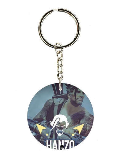 Overwatch Double Side Printed Keychain