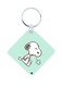 Snoopy Wooden Keychain