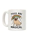 Pugs Are Magical Printed Ceramic Coffee Mug White