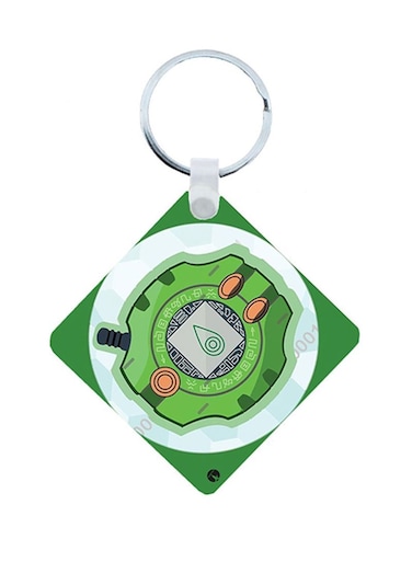 Digimon Anime Wooden Keychain