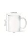 Arabic Coffee Mug "I Don't Care" Elegant Design &amp; Horse Graphic in Red