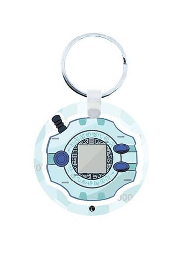 Digimon Anime Wooden Keychain
