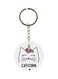 Caticorn Printed Keychain